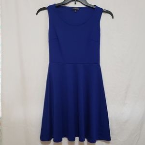 The Limited blue sleeveless skater dress, XS